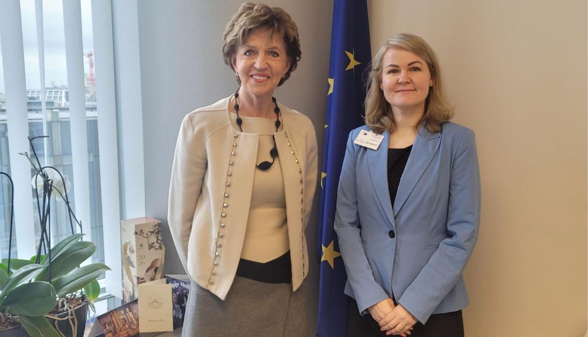 Vita Rovīte viesojās Eiropas Parlamentā.jpg