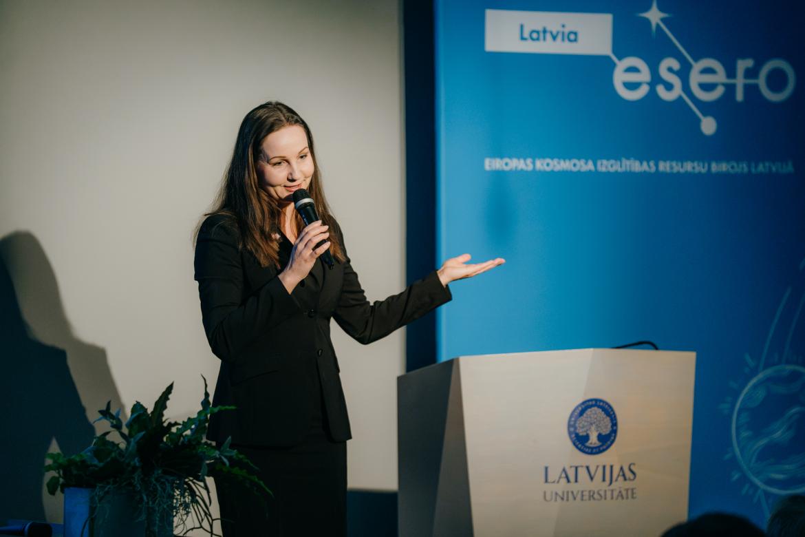 Ieva Siliņa atklāšanas pasākumā