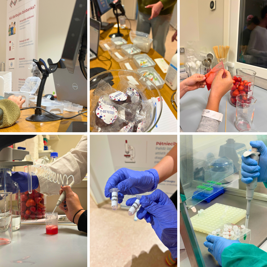 Zinātnieku rokas laboratorijā